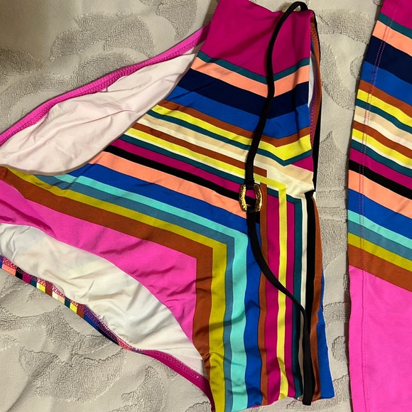 Trina Turk. Size 12. Rainbow of colors in suite - Picture 4 of 4